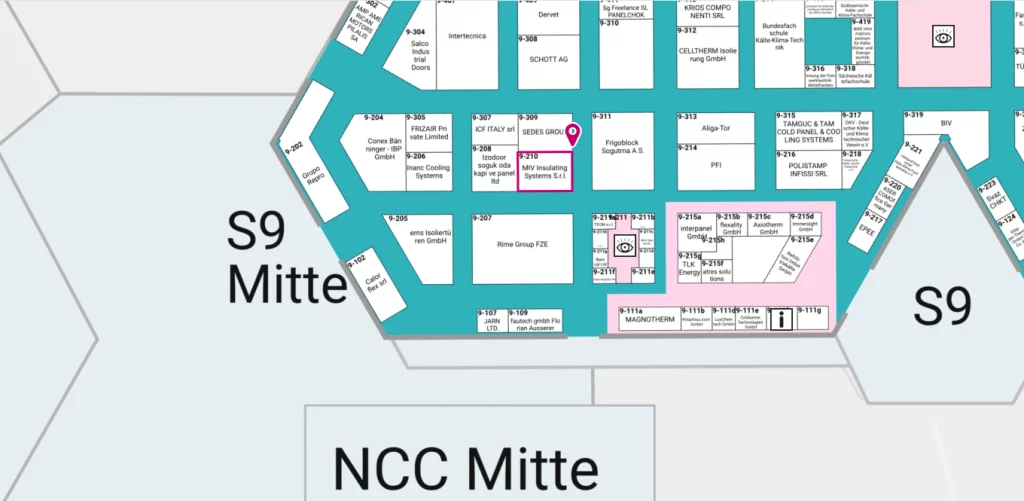 Fiera Chillventa 2020Per porter per celle frigorifere
